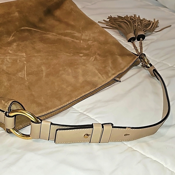 Suede Michael Kors hobo bag - Picture 4 of 8